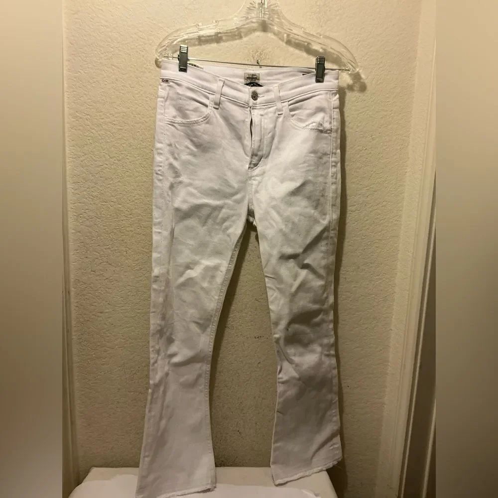 Citizens Of Humanity drew crop flare Women's 25 Leg White Jeans